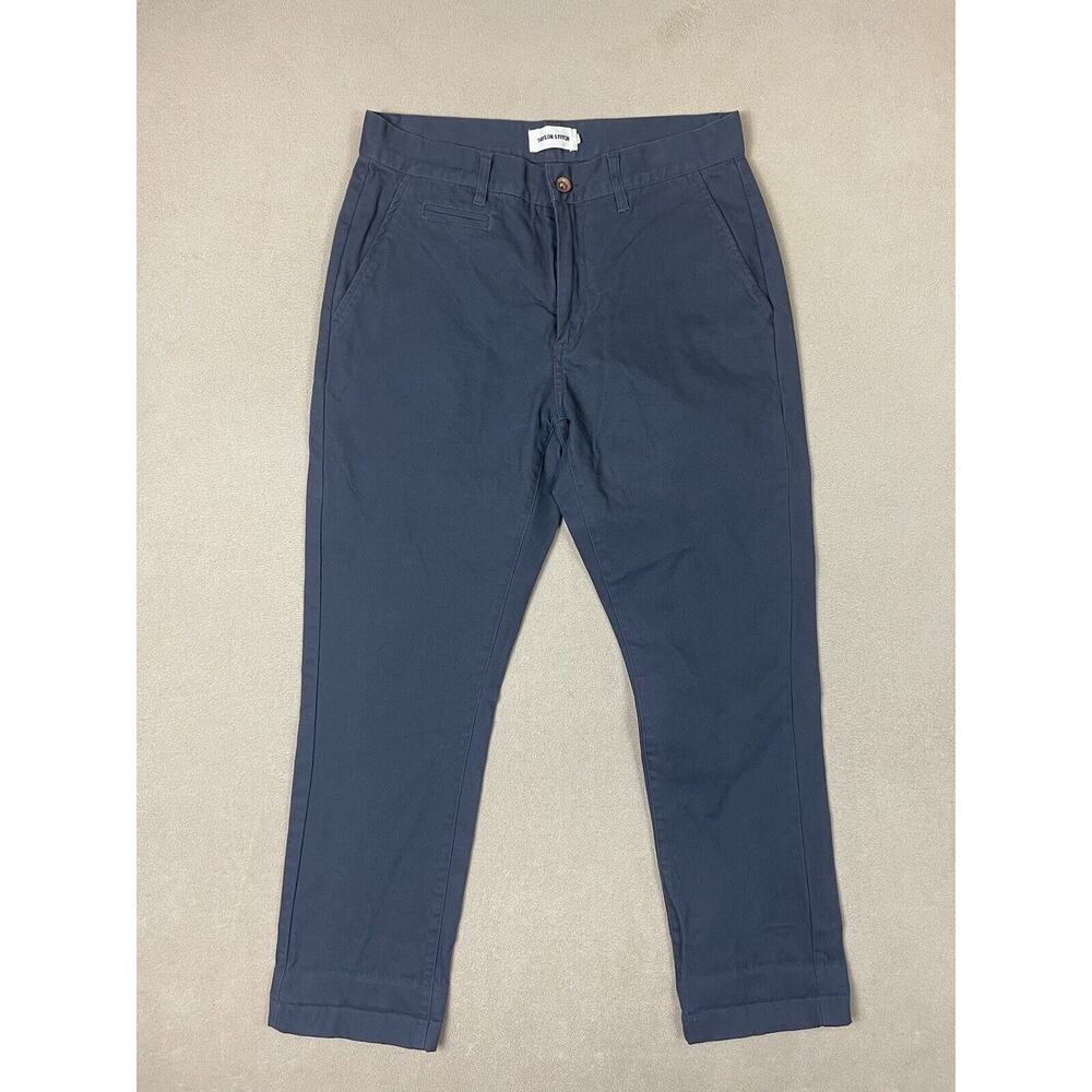 Taylor Stitch Pants Mens 30 Gray Casual Straight Pant Workwear Adult